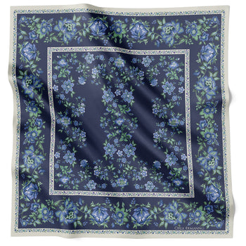 Cottage Garden Navy Blue